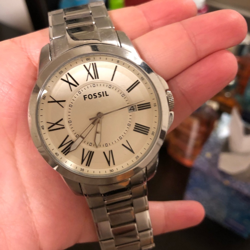Men’s fossil stainless steel watch